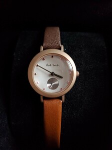 ●ポールスミス　Paul Smith 腕時計　美品　未使用　5気圧防水　球面クリスタル　シチズン　CITIZEN　時計　革バンド　レザーバンド　watch