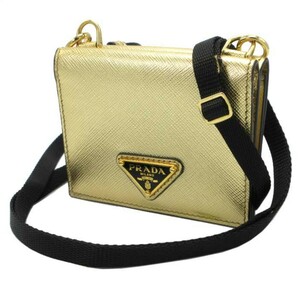 プラダ カードケース PRADA レザー 三角プレート ストラップ付き コインケース 2MR035 2CLD F0522 SAFFIANO TRIANG / PLATINO メンズ 