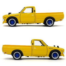 1:24 TOKYO MOD 1973 Datsun 620 Pick up Yellow ミニカー【Maisto】_画像4