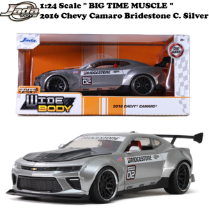 ADATOYS 1/24 BTM 2016 Chevy Camaro Bridgestone - Candy Silver ミニカー