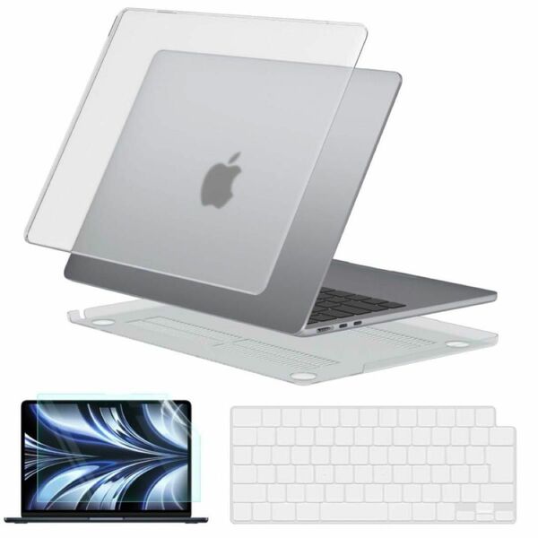 IMMOENUC MacBook Air 13.6インチ M2チップ 保護ケース ハードカバー すり傷防止 キーボードカバー