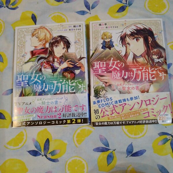 聖女の魔力は万能です 公式アンソロジーコミック ～騎士の書～聖女の書　漫画