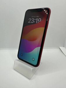 SIMロック解除品　iPhoneXR 64GB レッドバッテリー84%