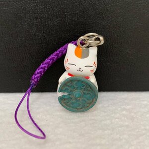  I ..... such thing .[ Natsume's Book of Friends nyanko. raw .. netsuke strap Part4] netsuke figure * height approximately 2.5cm(wv