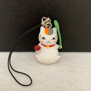 nyanko. raw ....[ Natsume's Book of Friends ] strap figure * size approximately 3cm(wv