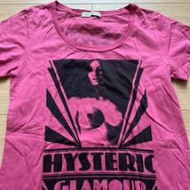 ヒステリックグラマー hystericglamour ヌードガール Tシャツ ピンク y2k レディース free 2000年代 ヒスガール セクシーガール ヒスグラ_画像1