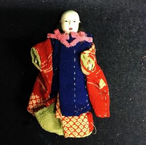  hug me doll legume doll man .. glass Medama eye 9cm uniform carriage 520 jpy Japanese doll ichimatsu doll small ichimatsu doll old cloth old .