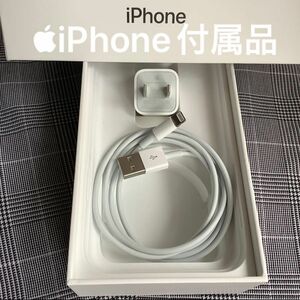 Apple iPhone 充電器 USBアダプタ USB充電ケーブル　アップル純正品