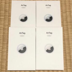 Apple AirTag Air Tag エアタグ エアータグ 4pack 新品 未開封品 4個セット　当日発送