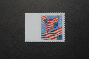 外国切手：アメリカ切手 「（普通切手）国旗」1種完 未使用