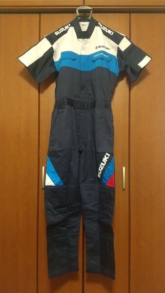 【未使用】SUZUKI スズキ つなぎ 作業着 【L】送料無料!ヤマハ ホンダ カワサキ ドゥカティ BMW スズキスポーツ バイク