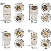 leeyovk N型 M型 変換コネクタキット Nオス・メス⇔Mオス・メス NP-MJ 変換アダプタ 無線機 アマチュア無線 アンテナ 同軸ケーブル用 4個セ_画像4