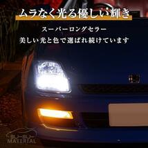 1.ホワイト(7000K) ぶーぶーマテリアル T10 LED ホワイト 7000K 車検対応 優しく明るい光拡散 ポジションランプ 12V 無極性 2個_画像3