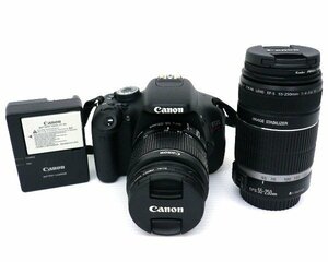 【大関質店】Canon キャノン デジタル一眼レフカメラ EOS Kiss X5 レンズ2本付 中古