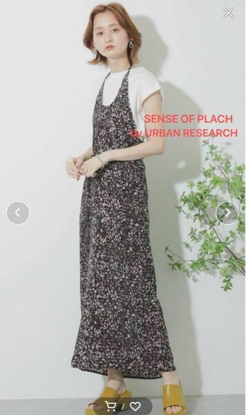 SENSE OF PLACE by URBAN RESEARCH レオパードキャミソールワンピース