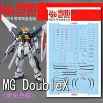 MG 1/100 GX-9901-DXガンダムダブルエックス専用水転写式デカール_画像1