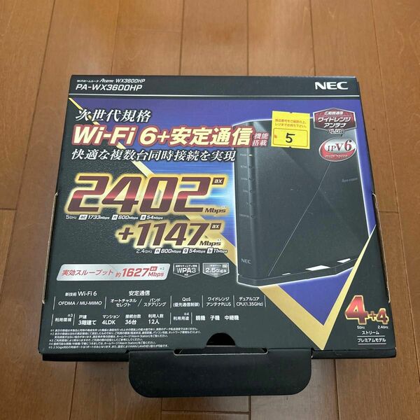 NEC Wi-Fi NEC 無線ルータ PA-WX3600HP
