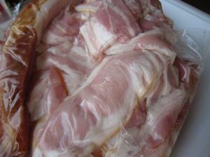 ku. bacon ( bacon cut . dropping ) 1kg