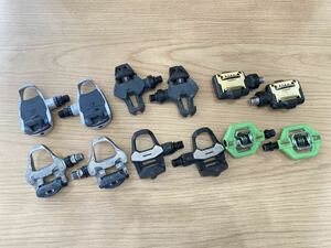# used #SHIMANO Shimano LOOK look etc. pedal set sale 6 point set binding pedal SPD pedal road bike parts P0810