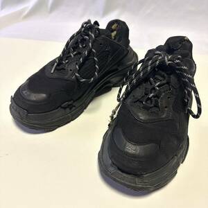 正規品◇BALENCIAGA バレンシアガ triple s トリプルS スニーカー ブラック 42 メンズ ユニセックス