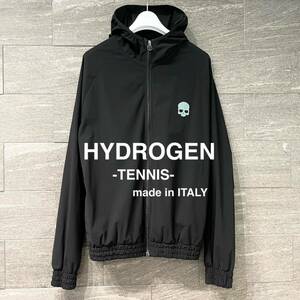 着心地抜群 HYDROGEN ハイドロゲン ナイロン パーカー イタリア製 テニス ジャージー