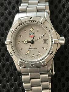 * operation * postage included![ TAG Heuer ] Professional 200m diver suit adjuster attaching original belt /QZ lady's wristwatch d51912