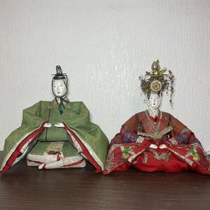  doll hinaningyo Japanese doll hinaningyou .. sama Hinamatsuri antique . festival peach. ..