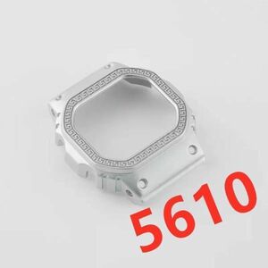 G-SHOCK GW-M5610 custom bezel metal silver sculpture 