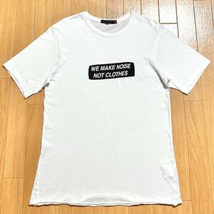 UNDERCOVER 2005aw arts期 we make noise not clothes Tシャツ カットソー フェルトパッチ 手縫い 別布 scab but beautiful 05aw archive