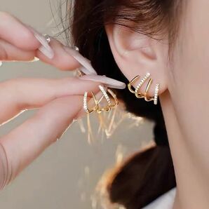 ピアス ファーストピアス 韓国 ファッション gold silver 2色 ピアス アクセサリー シンプル ジュエリー