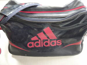  быстрое решение 1-20* б/у с дефектом Adidas adidas сумка "Boston bag" спорт сумка эмаль сумка на плечо темно-синий красный *