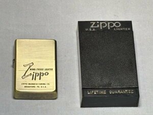 Zippo ジッポライター　WIND-PROOF LIGHTER　MADE IN USA　1991年製 現状品