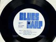 BLUES HARP　ブルースハープ: ハーモニカの練習　33rpm EP 教則レコード　２枚組　現状品_画像5