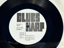 BLUES HARP　ブルースハープ: ハーモニカの練習　33rpm EP 教則レコード　２枚組　現状品_画像3