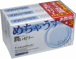 不二ラテックス 売れ筋Ｎｏ．１コンドーム！めちゃうす　コンドーム ゴム １０００×３個パック