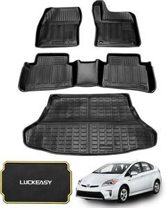 LUCKEASY トヨタ プリウス PRIUS 50系 専用 フロアマット+ラゲッジマット 立体 3D カーマット 前期 後期 Z