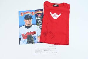 6)21.5131 Kato . one autograph autograph T-shirt elected goods Osaka close iron Buffalo z