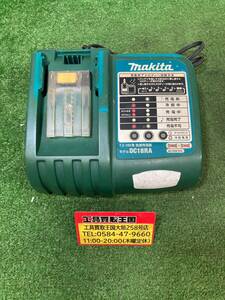 【中古品】★makitab 7.2-18V急速充電器 DC18RAT ITWH6WF1L094