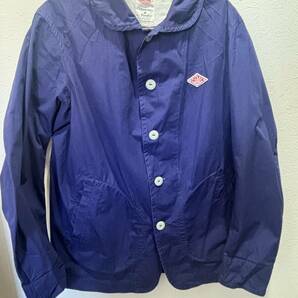 DANTON ダントン JD-8441 KND Round Collar Single Jacket ラウンド カラー シングル ジャケット コットン カバーオール ブルー 系 40 の画像1