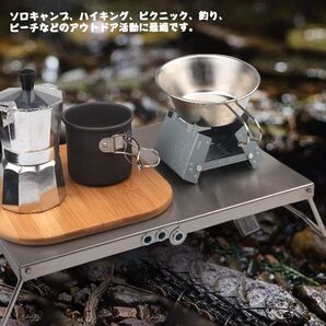 新品 未使用アウトドア テーブル 折りたたみ式 ローテーブル キャンプテーブル ソロキャンプ キャンプ ステンレス バーベキュー