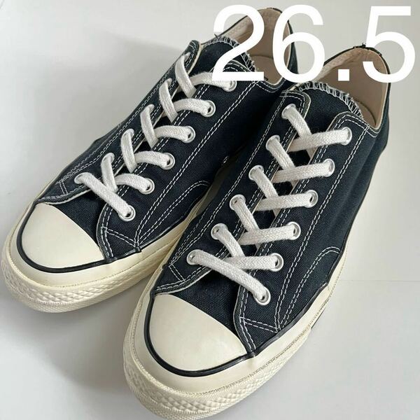 CONVERSE コンバース CHUCKTaylor チャックテイラー ct70 旧パッチ BLACK ブラック 黒 us8.0 26.5cm