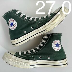 CONVERSE コンバース CHUCKTaylor チャックテイラー ct70 旧パッチ ハイカット DEEP EMERALD グリーンus8.5 27.0cm