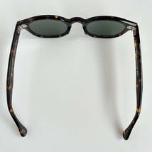 【美品】MOSCOT モスコット LEMTOSH SUN レムトッシュ サン TORTOISE トータス べっ甲柄 49□24-145 伊達メガネ サングラス_画像4