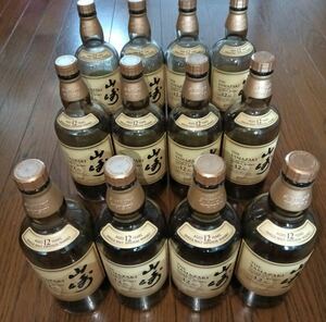 山崎12年　100周年ボトル　空瓶　12本