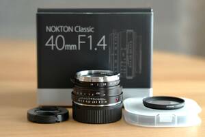 フォクトレンダー NOKTON classic 40mm F1.4 SC(シングルコート) VMマウント