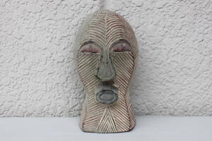 # Africa part group mask mask objet d'art mask tree carving sculpture era thing that 1