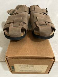 L.L.Bean VOO4 TAUPE NATURAL STEP FISHERMAN US5.5M USED エル・エル・ビーン グルカ フィッシャーマン サンダル Sandal スペイン製