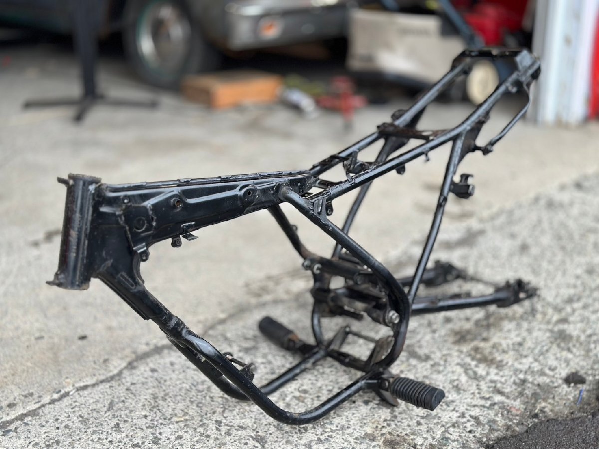 ●超希少! 書類付き 廃盤部品! HONDA ホンダ MCX50C MCX50 AC04 1982年モデル 2スト フレームAssy スイングアーム アクスルシャフト 札幌発