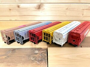 ■ 詳細不明 MKT DUPX 等 HOゲージ用 鉄道模型用 車両 6個セット 列車 貨車 現状販売 外国車両★