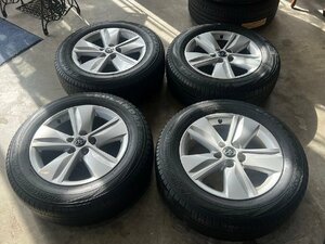 ■ トヨタ ハリアー 60系 純正17インチホイール 5-114.3 7J OFF39 GEOLANDAR 225/65R17 4本セット 札幌 T-1327 ★